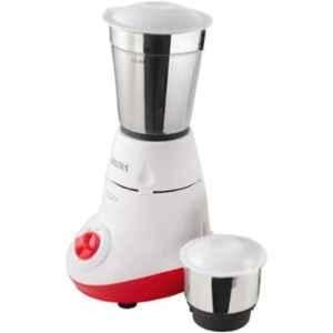 Baltra Cozy 500W Plastic White Mixer Grinder with 2 Jar, BMG129