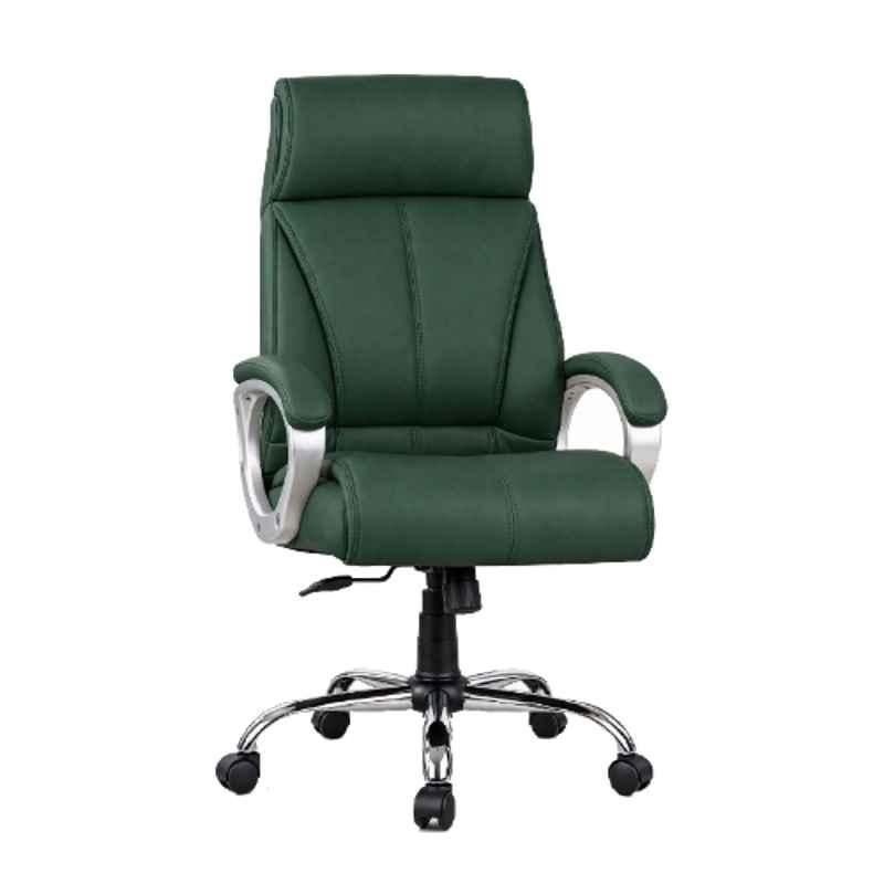 ZRF Leatherette Green High Back Armrest Ergonomic Office Chair, ZRF4342GREEN