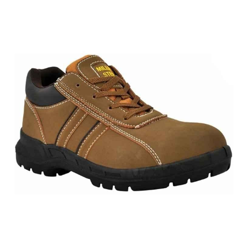 Miller MLHM Steel Toe Honey Safety Shoes, Size: 45