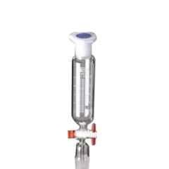 Glassco 50ml Boro 3.3 Glass Graduated Cylindrical Dropping Funnel with PTFE Stopcock, 167.210.02A