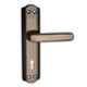 ATOM 7 inch Brass & Iron Black Gold Finish Mortise Door Lock Set, MH-606-KY-BG