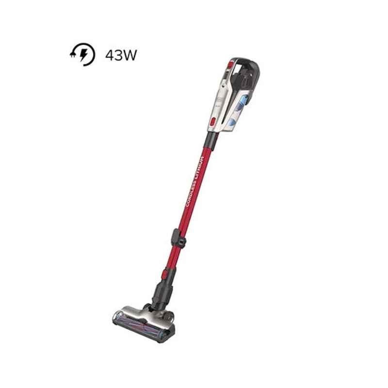 Black & Decker 43W 21V Plastic Red & Grey 3-In-1 Cordless Upright Stick Vacuum Cleaner, BHFE620J-GB