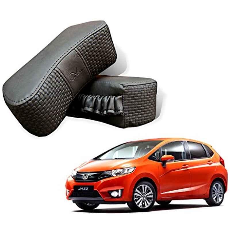 Kozdiko 2 Pcs Memory Foam Grey Car Vastra Neck Rest Cushion Set for Honda Jazz 2015, koz_5446