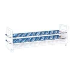ELECOPTO 16mm 3 Tier Polycarbonate Test Tube Stand with 62 Holes