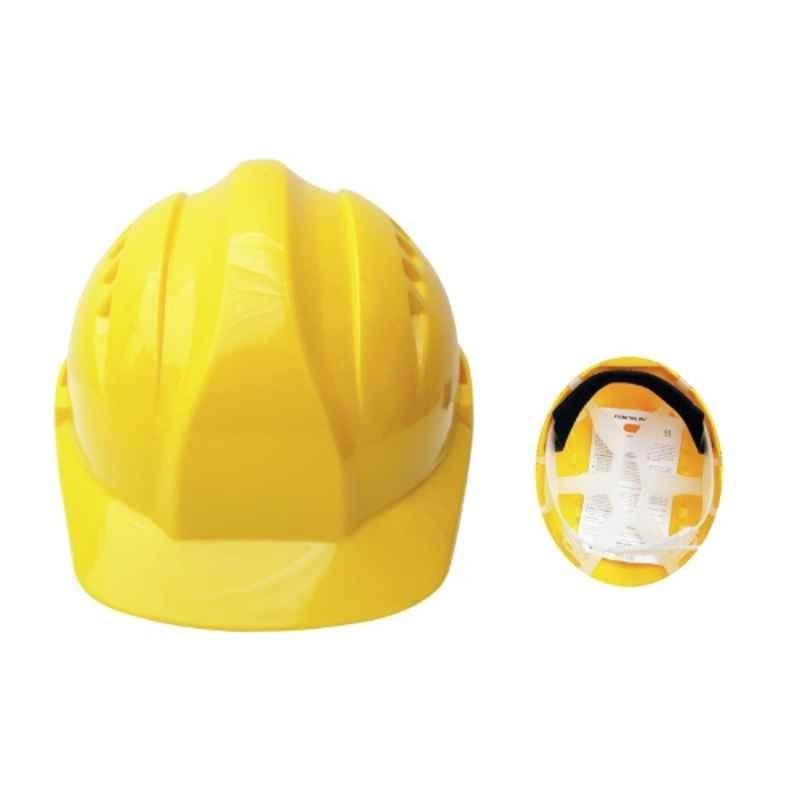 Vaultex 51-62cm Polyethylene Ventilated Safety Helmet with Plastic Suspension & Pinlock, VHV