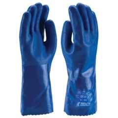 Hallmark 18 inch PVC Blue Tripple Dipped Hand Gloves