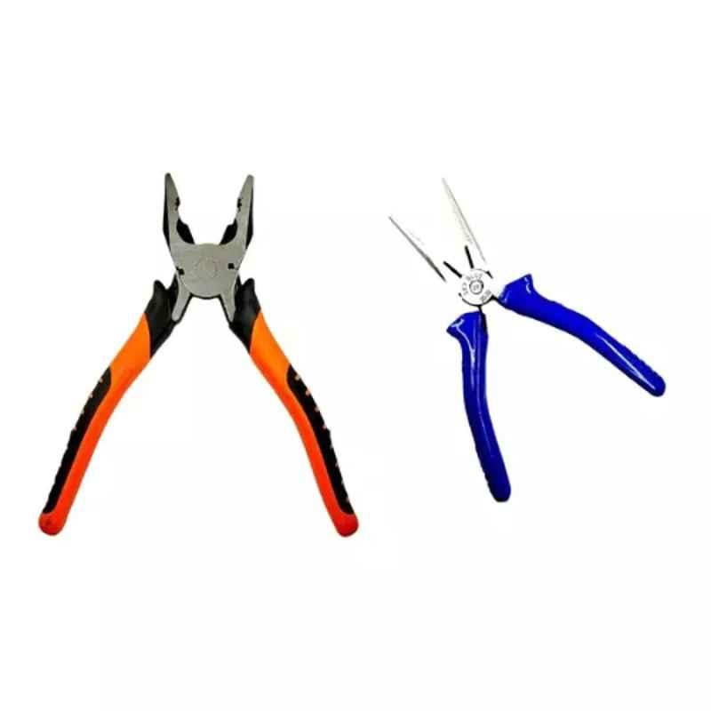 Sky Blue 2 Pcs 7.8 inch Lineman Plier Combo, SBE_PLIER_COMBOS_COMBO_589