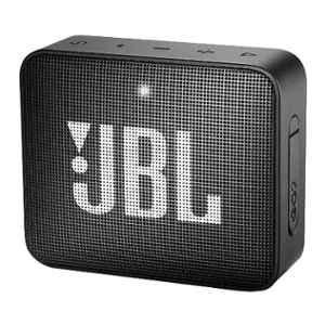 JBL Go2 3W Portable Black Waterproof Bluetooth Speaker with Mic