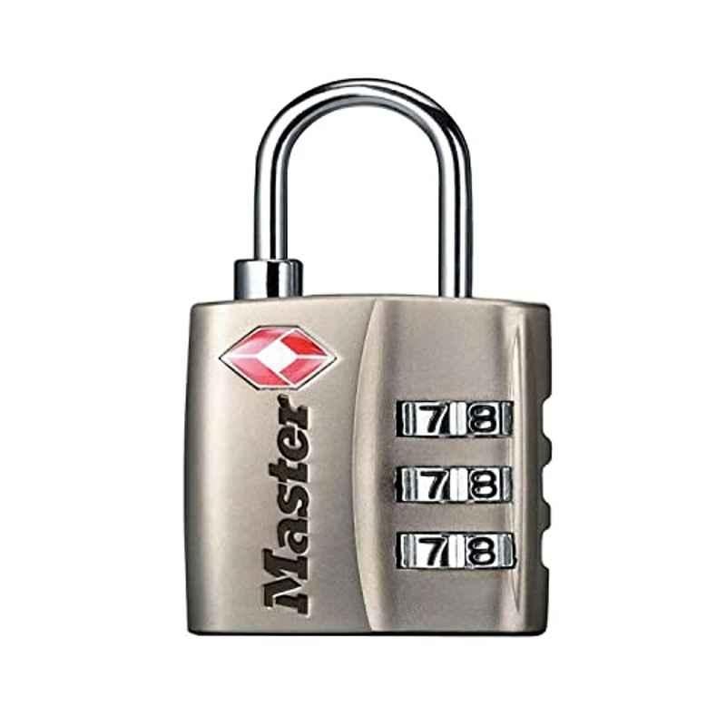 Master Lock 30mm TSA Resettable Combination Lock, 105535