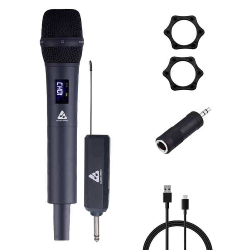 Audio Array 2000mAh 600Ohms UHF Metal Solo Wireless Microphone Set, AM-W33