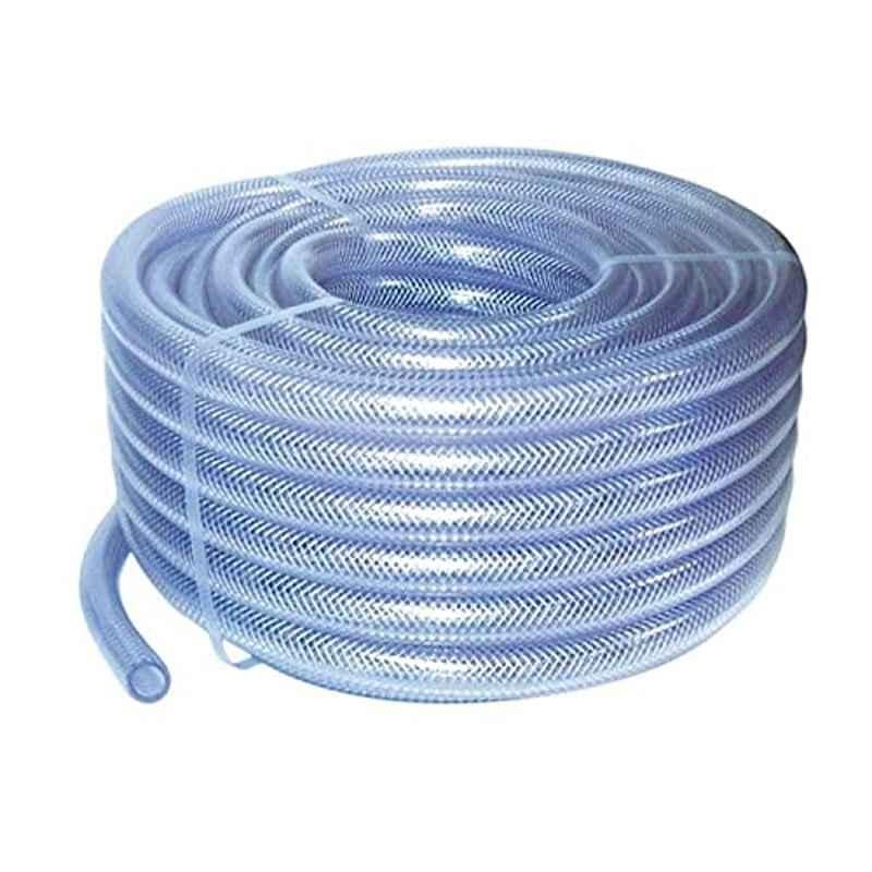 1/2 inch 25m PVC Clear Flexible Reinforced Hose Pipe