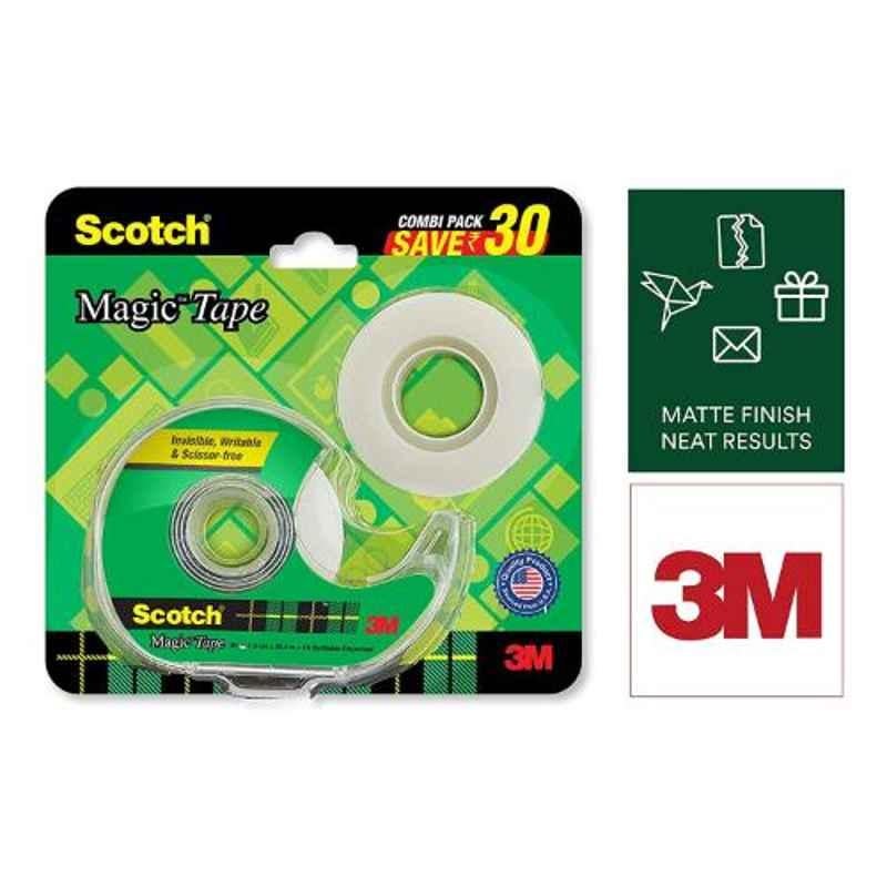 Scotch-Brite 810D 1.9cm Paper Magic Tape, Length: 25.4 m