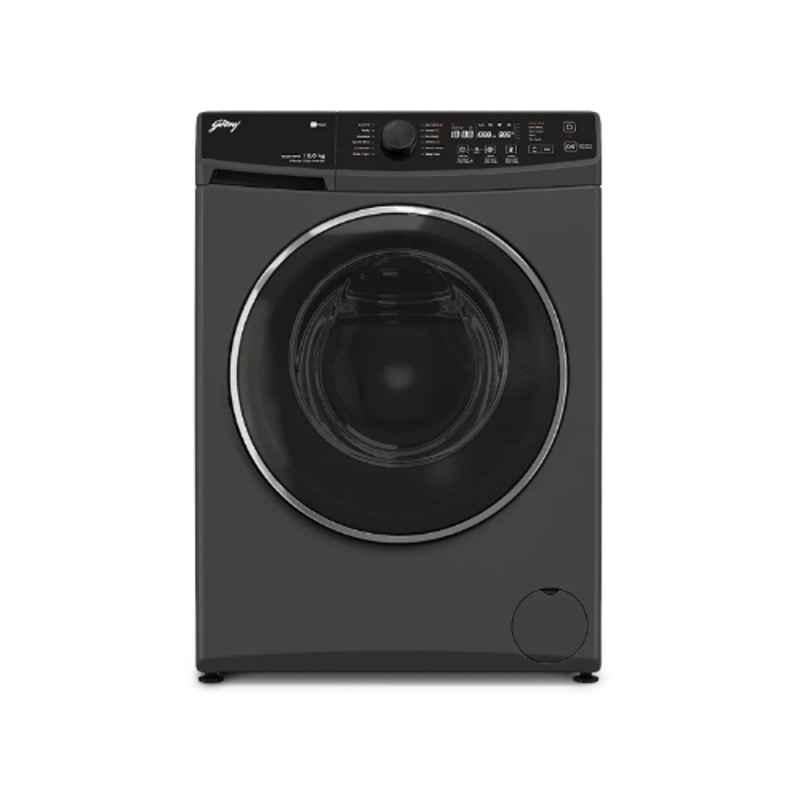 Godrej Eon Regalis 8kg Metallic Black Front Load Fully Automatic Washing Machine, WFEON RGL 8014 5.0 IDCRM MTBK
