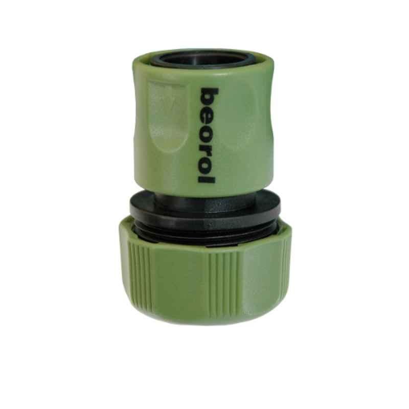 Beorol 5/8-3/4 inch ABS Hose Quick Connector with Water Stop, GSBA34