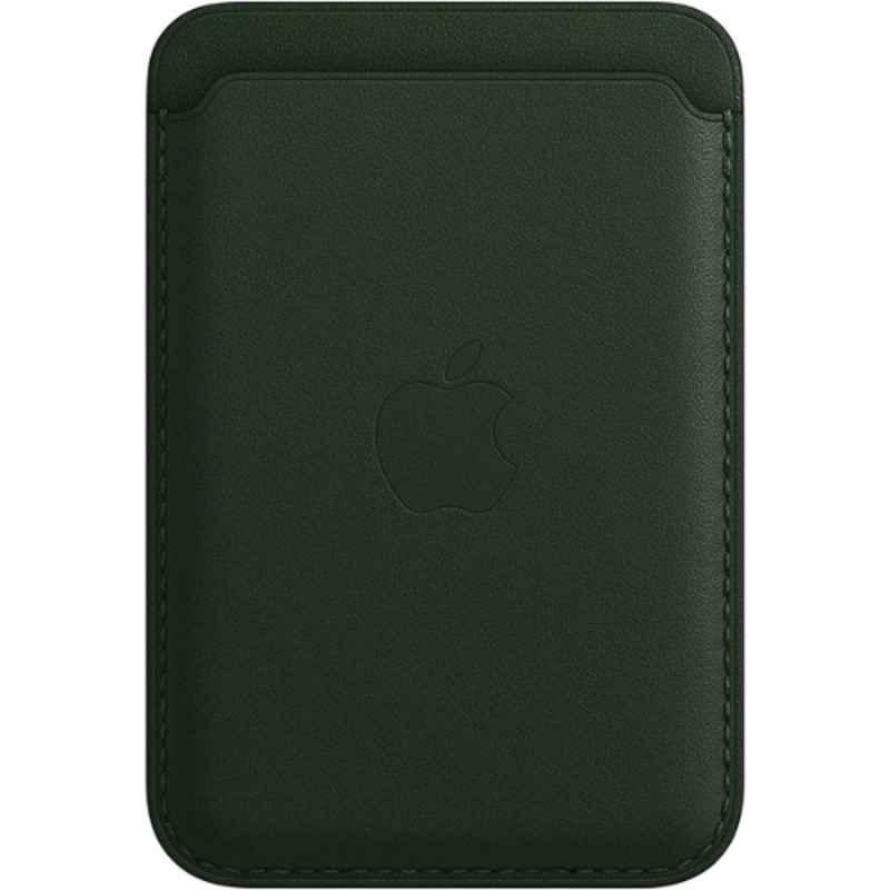 Apple iPhone Leather Sequoia Green Wallet with MagSafe, MM0X3ZE/A