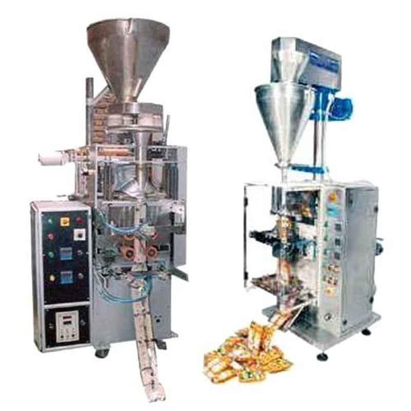 NRS Stainless Steel Pouch Packaging Machine for Food Industry, Capacity: 60-80 Pouch/min