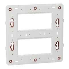 Schneider Electric Unica Pure 2x4 Module White Fixing Frame, UNPGP8MSQ