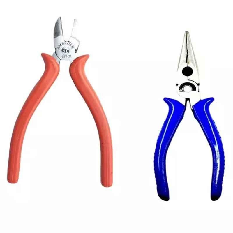 Sky Blue 2 Pcs 7.8 inch Stainless Steel Groove Plier Combo, SBE_PLIER_0496