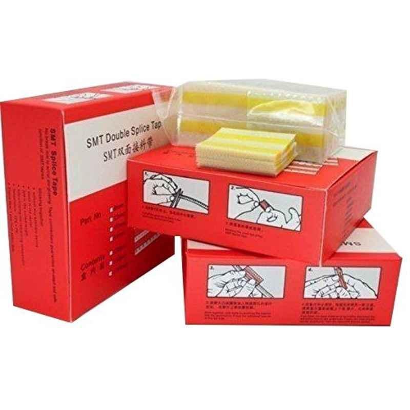 Otovon 500 Pcs 12mm Yellow Insulating SMT Double Splice Tape Box