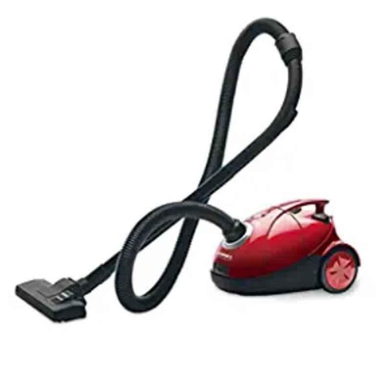 Eureka Forbes Quick Clean DX 1.5L 1200W Red Canister Vacuum Cleaner, GFCDQCLDX10000