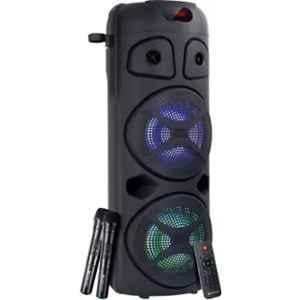 Zebronics 48W Black Bluetooth Party Speaker with Dual Wireless Mic, Karaoke & Recording Function, Zeb-451