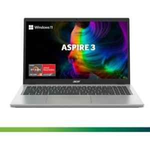 Acer A315-24P Aspire 3 15 Thin & Light Silver Laptop with AMD Ryzen 5 Quad Core 7520U 8GB/512GB SSD/Windows 11 Home & 15.6 inch Display, NX.KDESI.00B