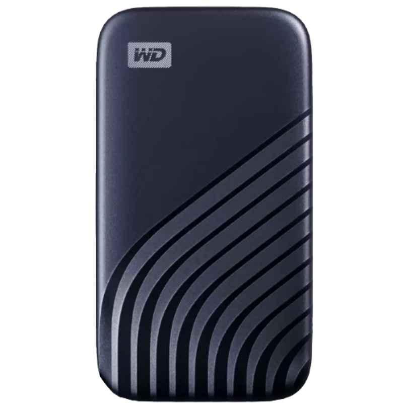 WD My Passport 500GB Blue External SSD, WDBAGF5000ABL-WESN
