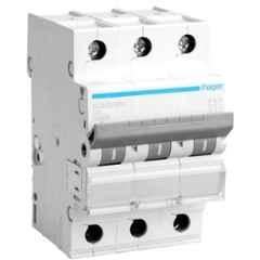 Hager 4A Three Pole D Curve h3 MCB, NDN304N, Breaking Capacity: 10 kA