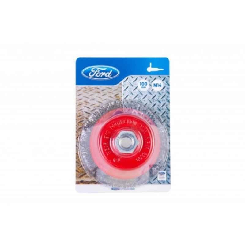 Ford FPTA-02-0020 M14 100mm Cup Brush Wave Steel Wire