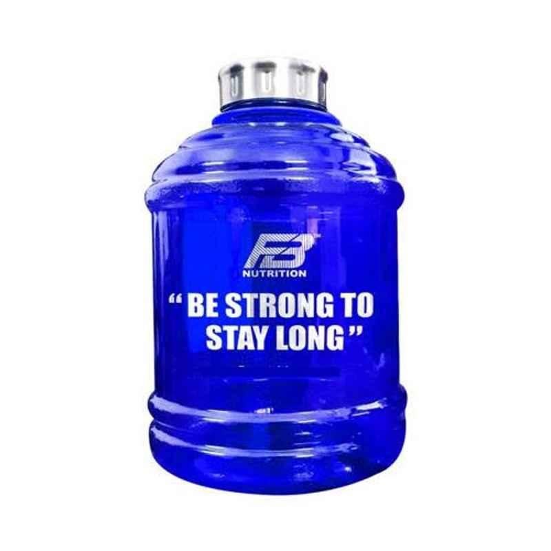 FB Nutrition 1L Plastic Blue Round Gallon Shaker, FBNSGB1L