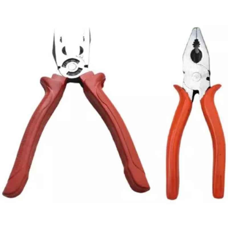 Sky Blue 2 Pcs 7.8 inch Lineman Plier Combo, SBE_PLIER_COMBO_MOD_00963
