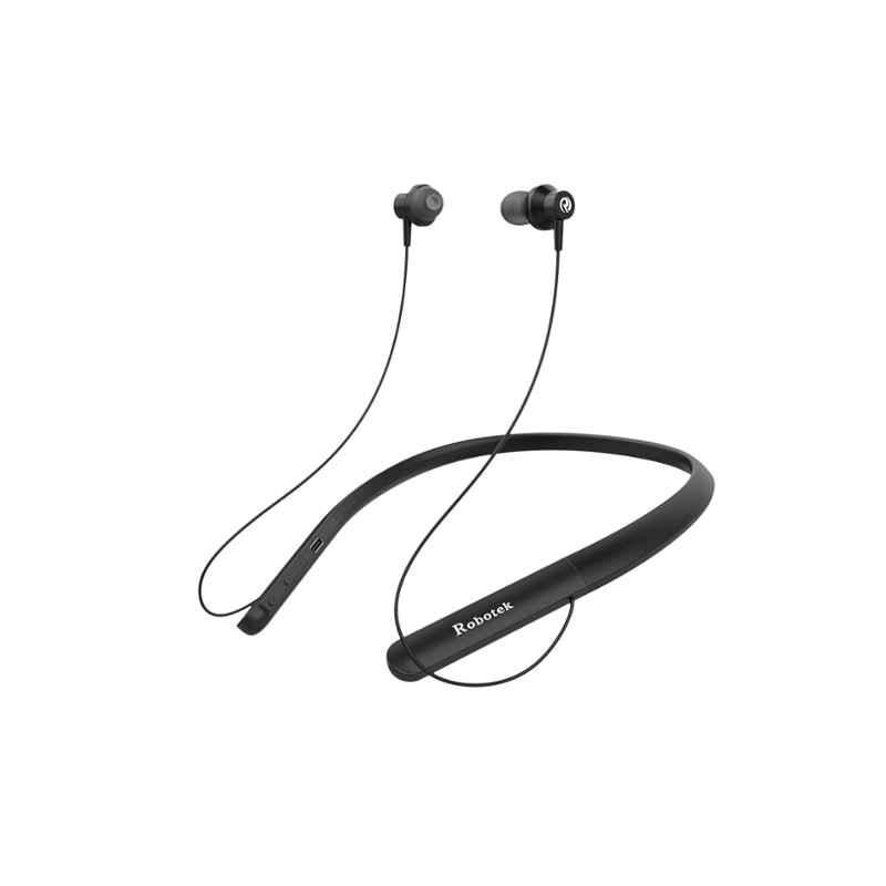 Buy Robotek YOG Black Wireless Bluetooth in Ear Headphones Online