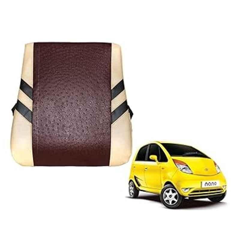 Kozdiko Brown & Beige Back Rest for Tata Nano