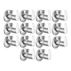 Fastgear Fusion Stainless Steel Silver Chrome Finish Angle Valve, FG2486 (Pack of 14)