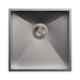 Carysil Quadro Single Bowl Stainless Steel Matt Finish Kitchen Sink, Size: 17x17x8 inch
