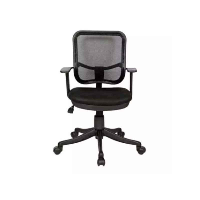Regent Black Net Square Mesh Office Chair