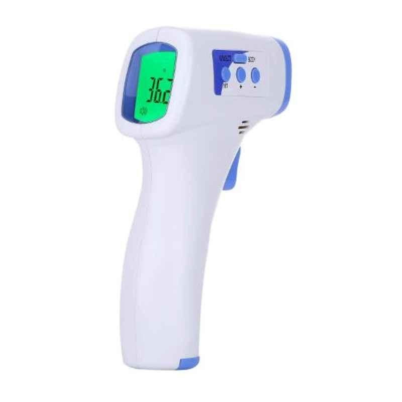 Sahyog Wellness White & Blue Non-Contact Forehead IR Thermometer, LZX-F1682