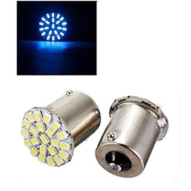 AOW 22 SMD (Blue) Led Indicator Bulb/Turn Signal Bulb for Honda CBR 250R (Pack of 2)