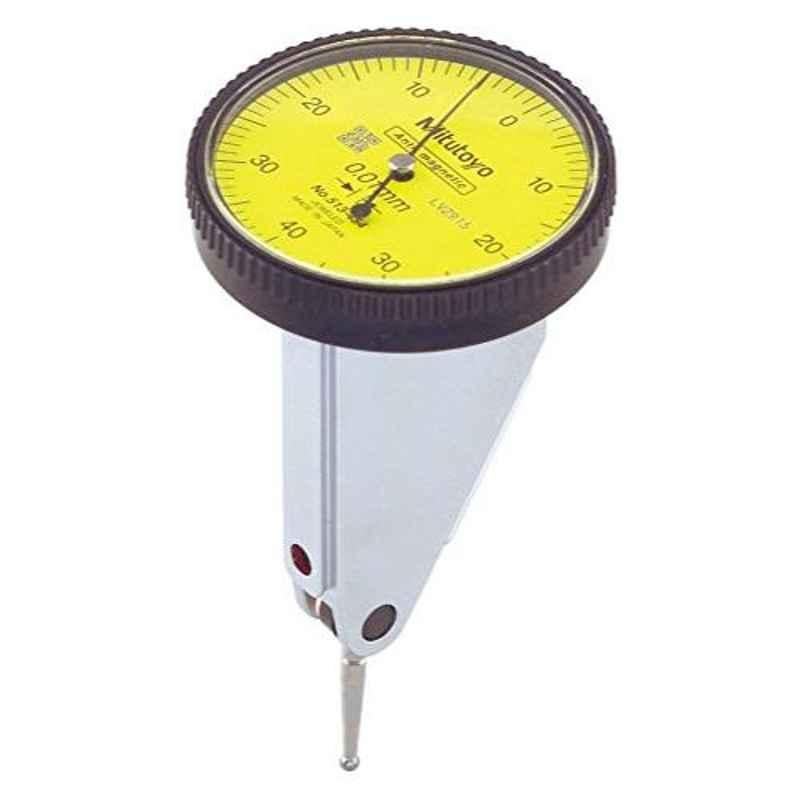 Mitutoyo 0-0.2mm Vertical Type Basic Set Dial Test Indicator, 513-455E