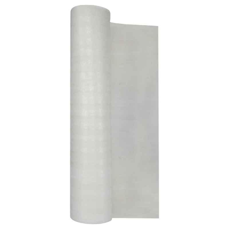 Veeshna Polypack 20m 19.5 inch 4mm White Plastic EPE Foam Film Wrap Packaging Roll, ABF0601
