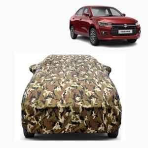 Aarex Auto Polyester Jungle 100% Waterproof Car Cover with Mirror Pocket, Triple Stitched Elastic, Anti Dust, Heat Resistant & UV Proof for Maruti Suzuki Dzire All Models (2012-2025)