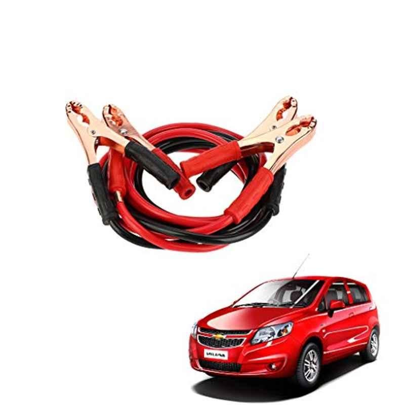 Kozdiko 7.5ft Copper Core Red & Black Heavy Duty Car Battery Booster Cable for Chevrolet Sail UVA