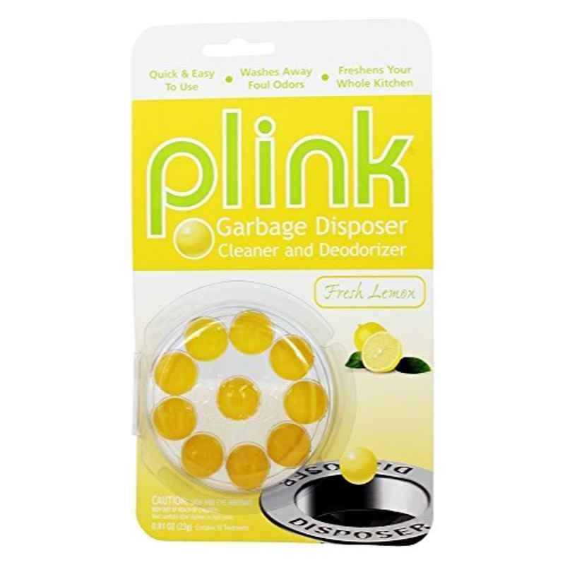 Plink 10Pcs 23g Lemon Garbage Disposal Cleaner & Deodorizer