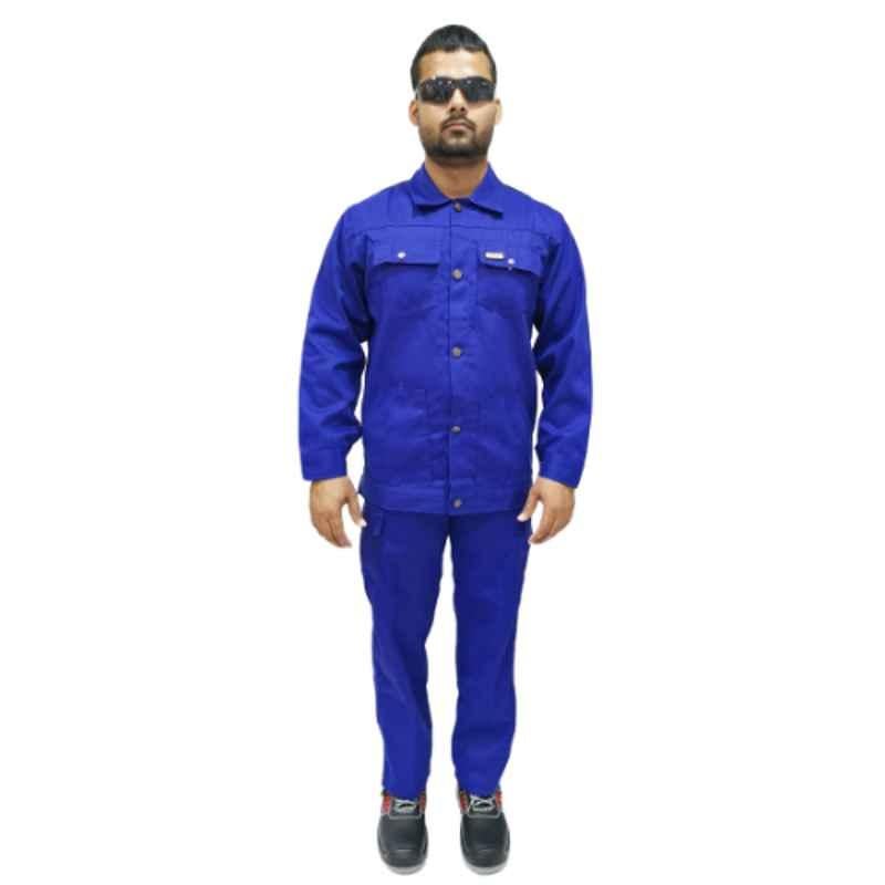 Armour Production Twill Royal Blue 2Pc Pant & Shirt, Size: 5XL