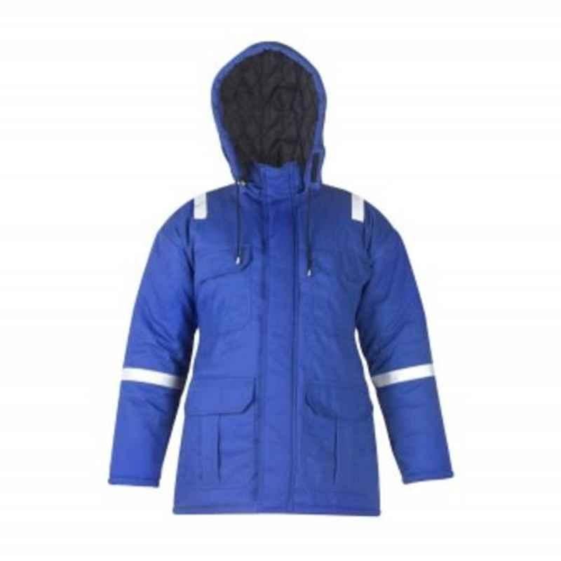 Rigman XL9200 Royal Blue 200 GSM Flame Retardant Jacket, Size: 5XL