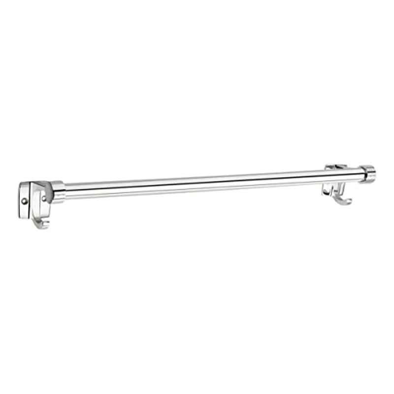 Aligarian 24 inch Stainless Steel Chrome Finish Wall Mounted Square Towel Rod