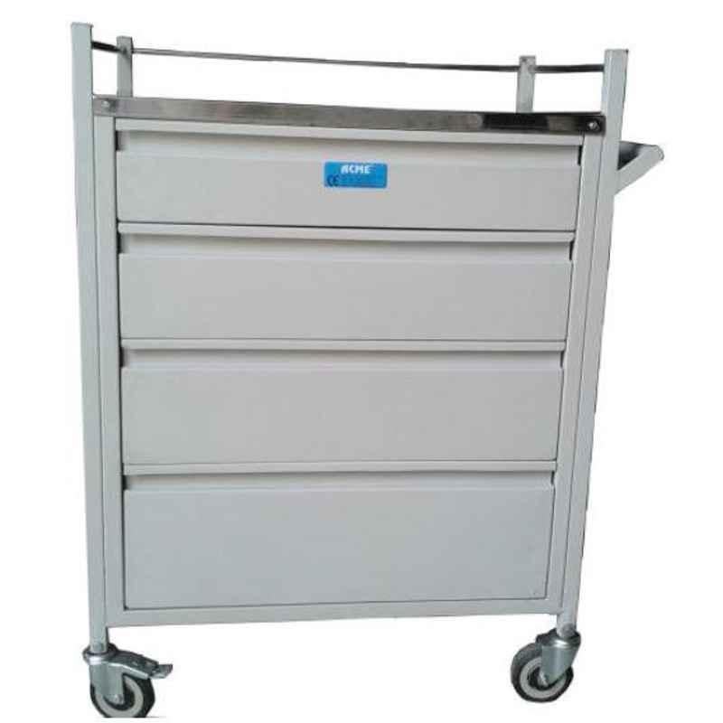 Acme 750x450x800mm Medicine Trolley with 4 Drawers, Acme-2083