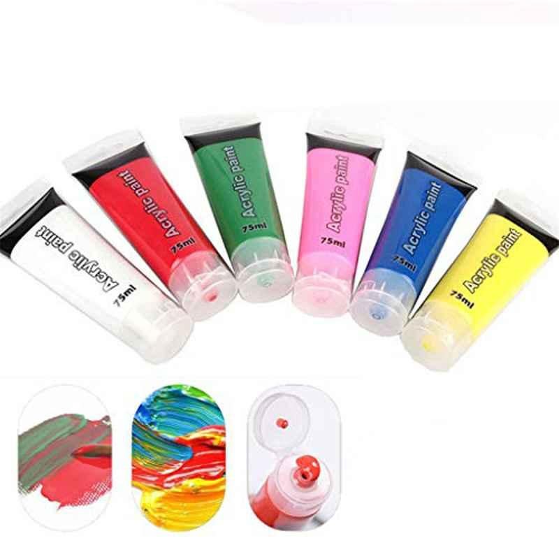 Lucky99 LK 12 Pcs 75ml Acrylic Army Green Wall Painting Art Paint Set