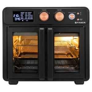 Faber FAO 25 Litre 1700W Mild Steel Black Air Fryer Oven with 2 Years Warranty, 131.0695.378