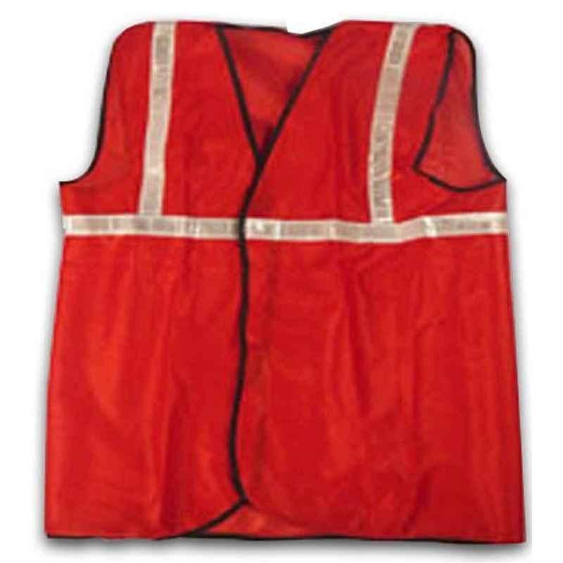 Kasa Life 2 Inch Cloth Type Red Reflective Safety jacket